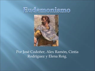 Por José Codoñer, Alex Ramón, Cintia
Rodríguez y Elena Roig.
 