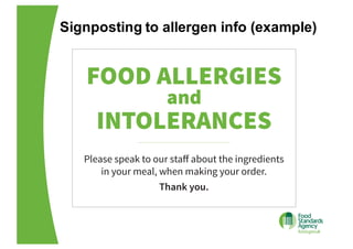 Signposting  to  allergen  info  (example)
 