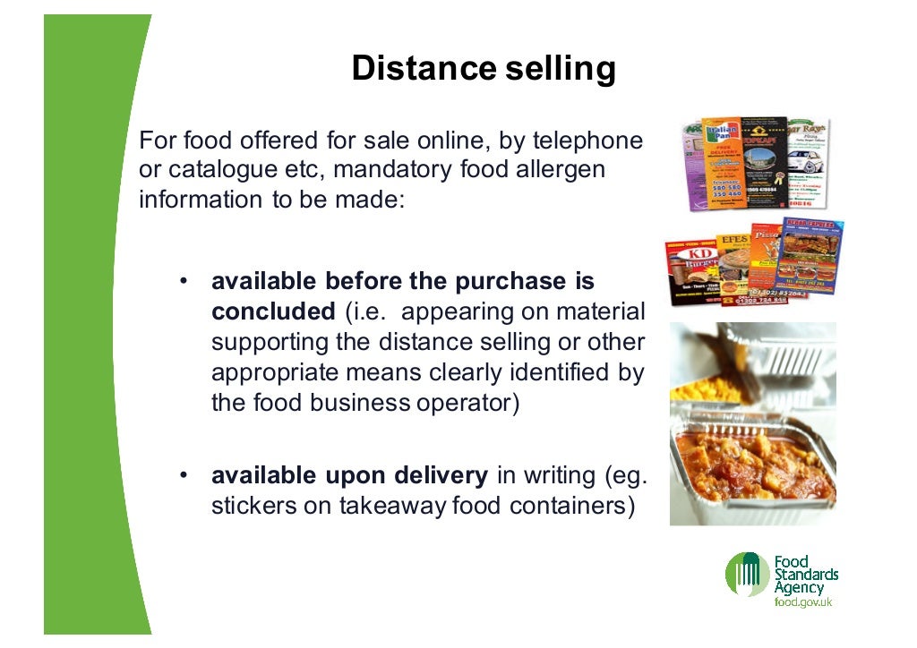 EU Food Regulations Food Allergen Labelling