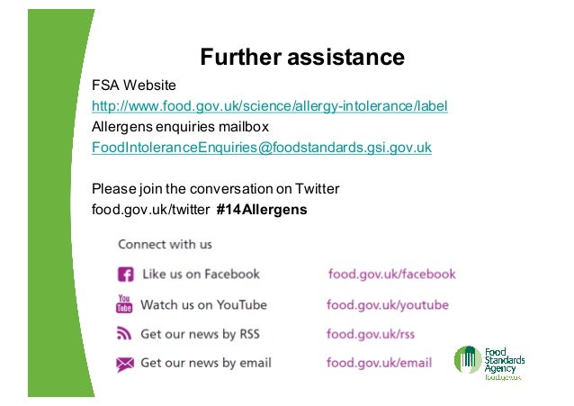 Food Gov Uk Allergen Resources Food Gov Uk Allergen Resources