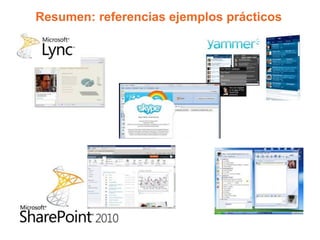 Resumen: referencias ejemplos prácticos
 