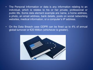 EU GDPR(general data protection regulation) | PPTX