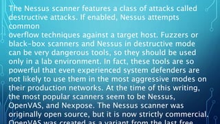 scanning and analysis tools Fuzz testing | PPTX