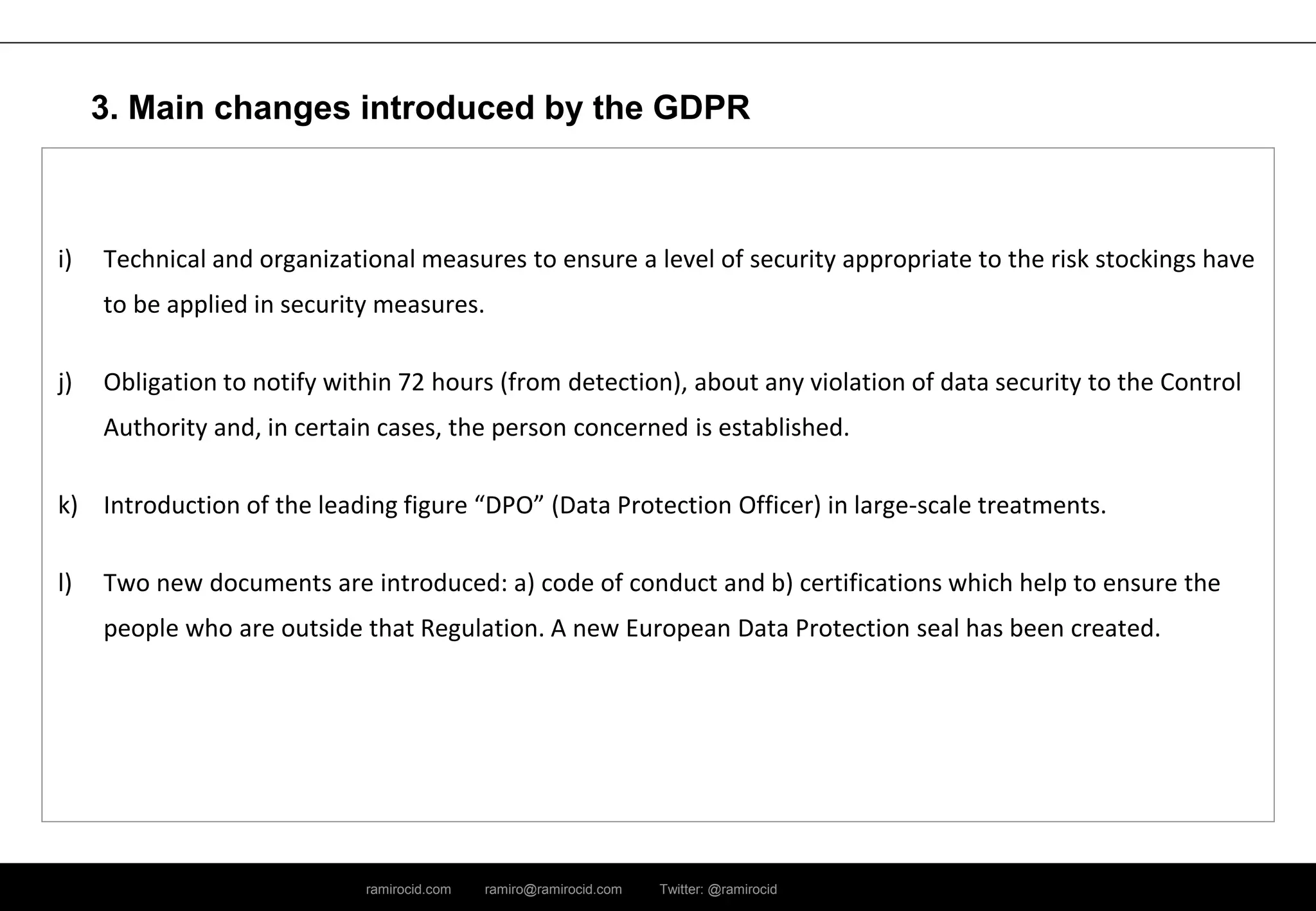 EU General Data Protection Regulation | PPT