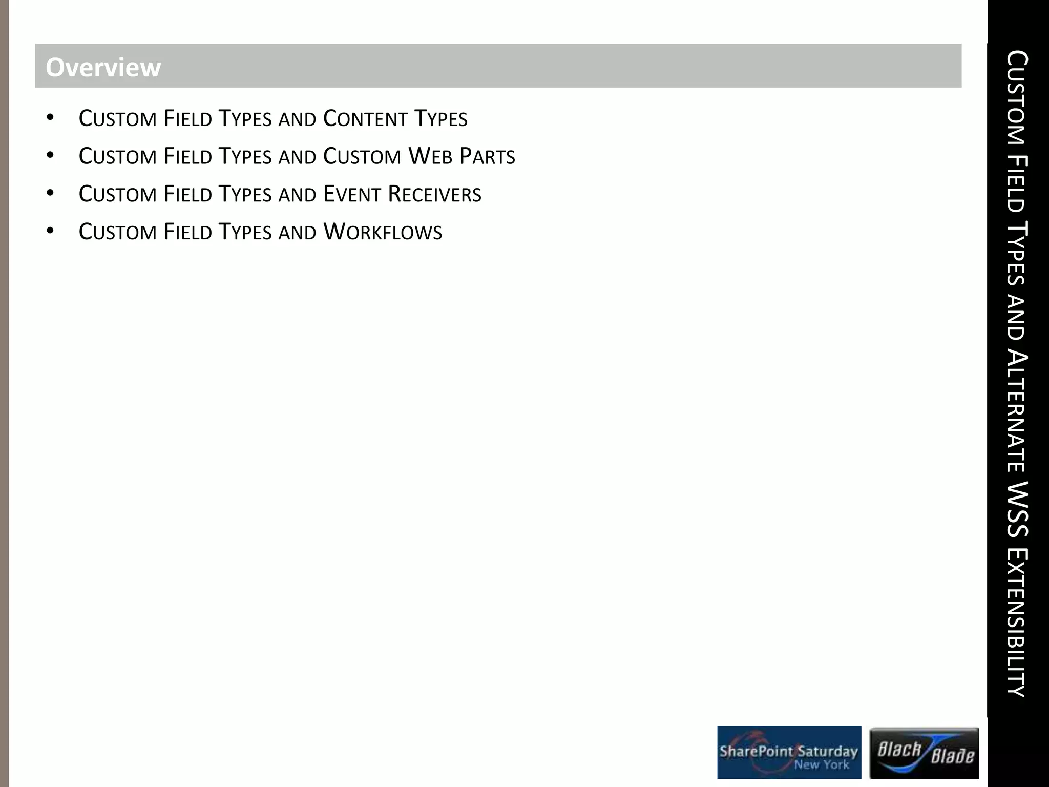 Add a field that is based on a custom field type to a list 