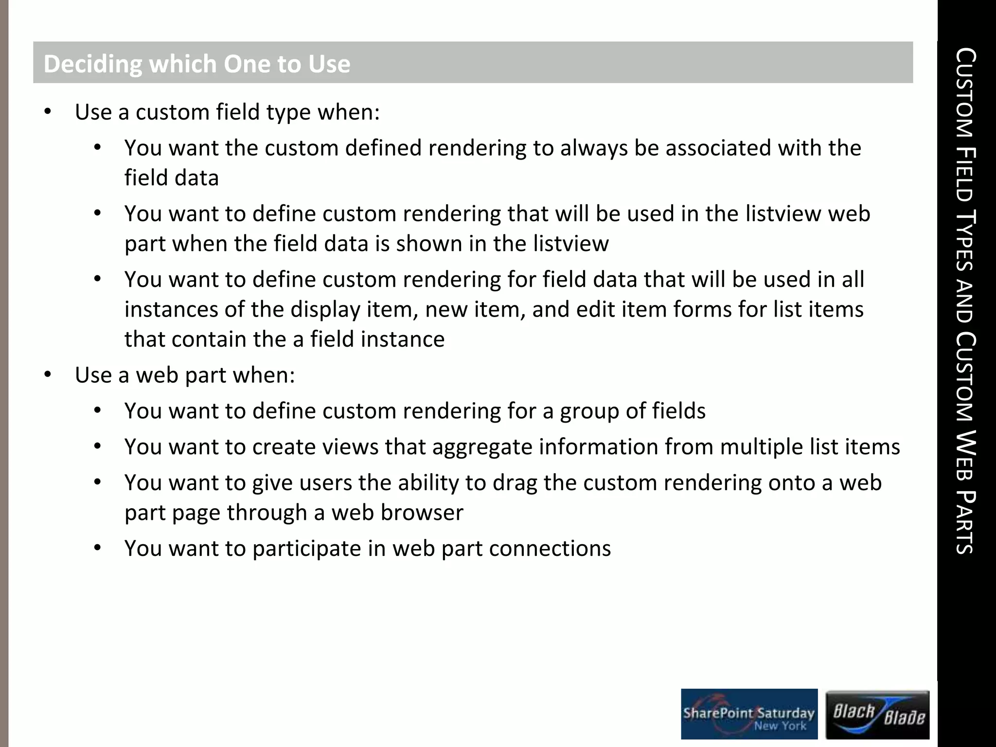 Show data stored in a custom field type instance in the list item new form