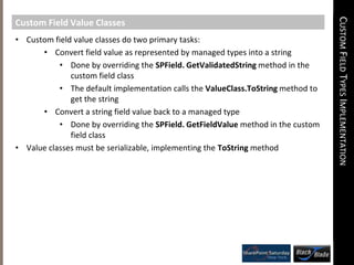 Custom rendering controls may include:
