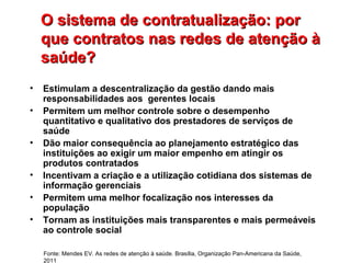 O sistema de contratualização: porO sistema de contratualização: por
que contratos nas redes de atenção àque contratos nas...