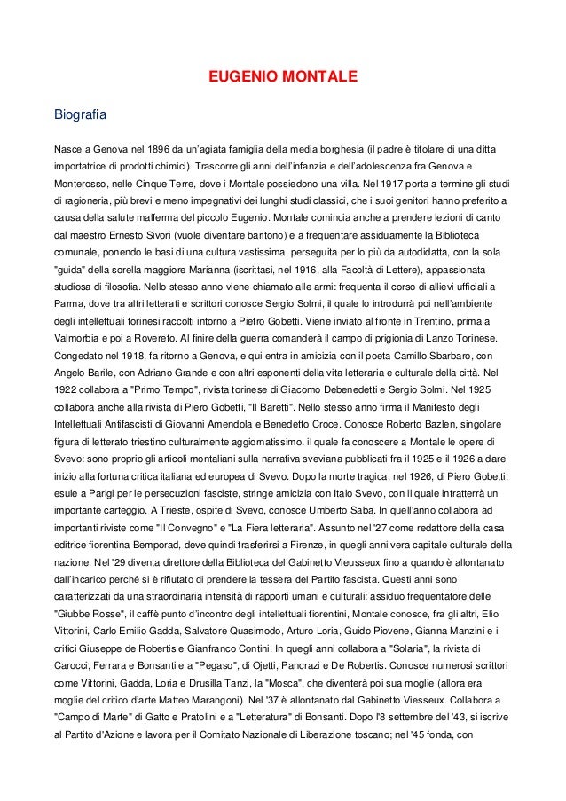 Poesie Montale Amicizia Poesie Poesie