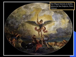 San Miguel derrota al diablo. Iglesia de San Sulpicio, París, 1854-61 