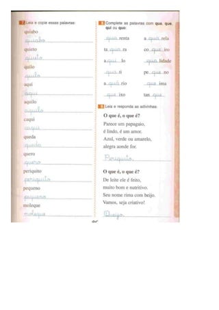 Eu gosto de ler (português)