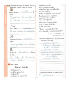 Eu gosto de ler (português)