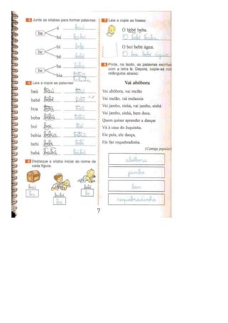 Eu gosto de ler (português)