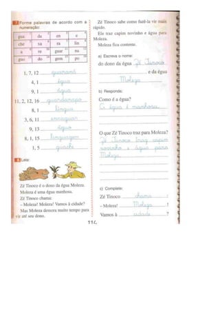 Eu gosto de ler (português)