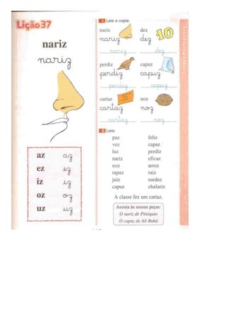 Eu gosto de ler (português)