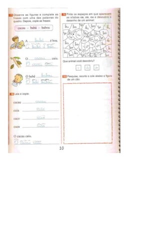 Eu gosto de ler (português)