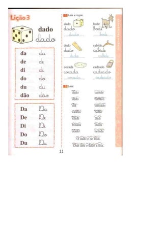 Eu gosto de ler (português)