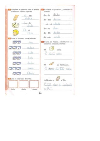 Eu gosto de ler (português)