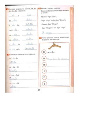 Eu gosto de ler (português)