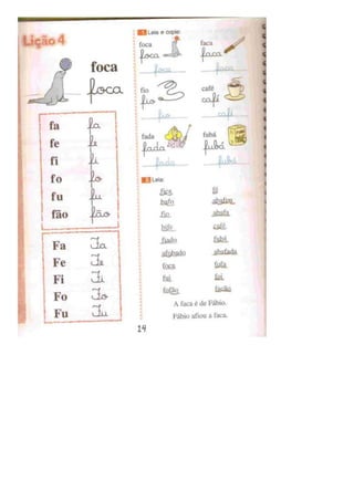 Eu gosto de ler (português)