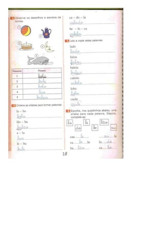 Eu gosto de ler (português)