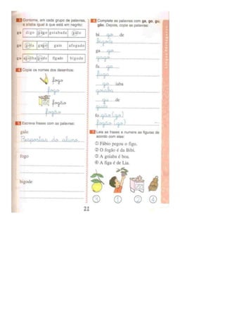 Eu gosto de ler (português)