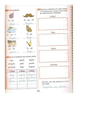 Eu gosto de ler (português)