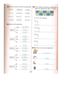 Eu gosto de ler (português)