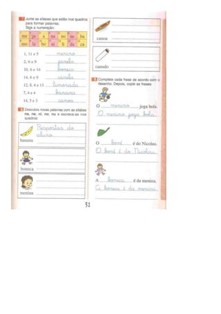 Eu gosto de ler (português)