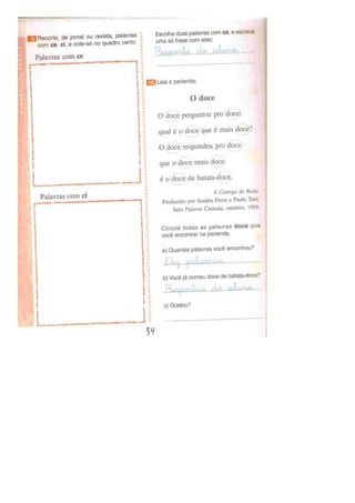 Eu gosto de ler (português)