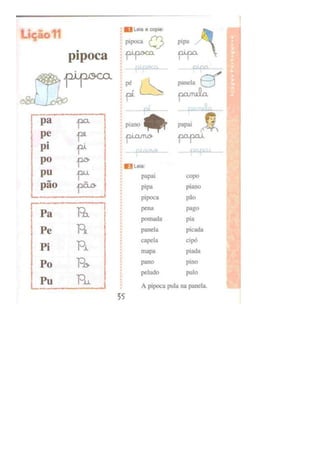 Eu gosto de ler (português)