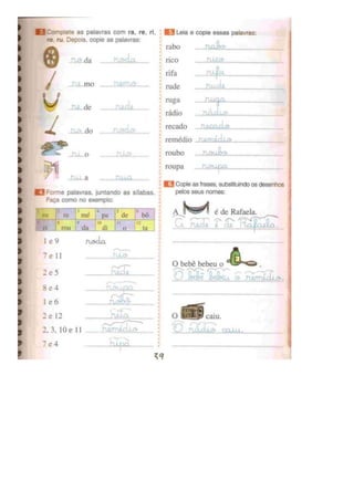 Eu gosto de ler (português)