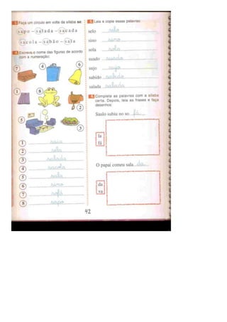 Eu gosto de ler (português)