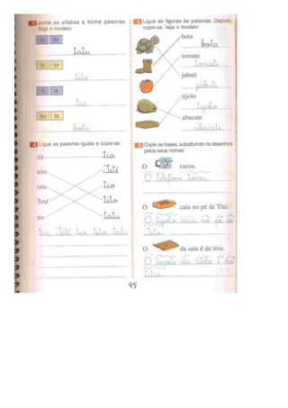 Eu gosto de ler (português)