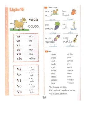 Eu gosto de ler (português)