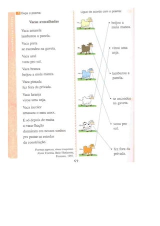 Eu gosto de ler (português)