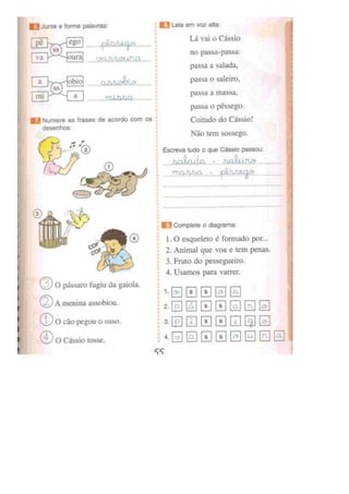 Eu gosto de ler (português)