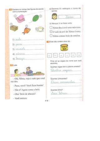 Eu gosto de ler (português)