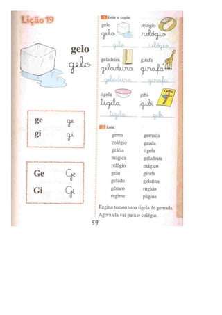 Eu gosto de ler (português)