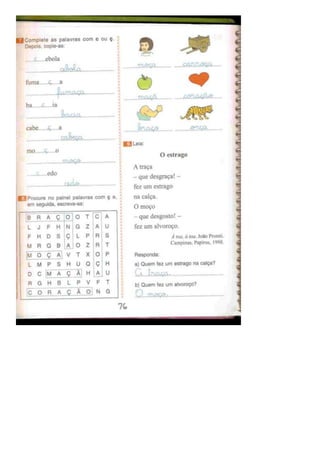 Eu gosto de ler (português)