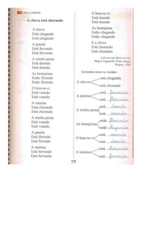 Eu gosto de ler (português)