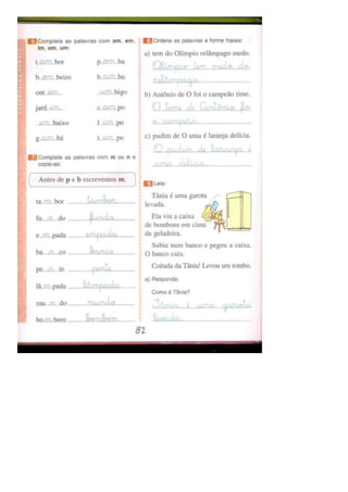 Eu gosto de ler (português)