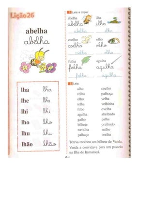 Eu gosto de ler (português)