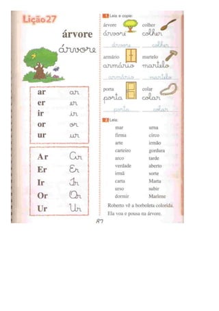 Eu gosto de ler (português)