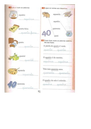 Eu gosto de ler (português)