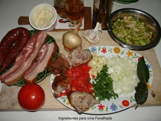 Ingredientes para uma Favalhada
 