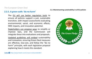 The European Green Deal (EU Green Deal) | PDF
