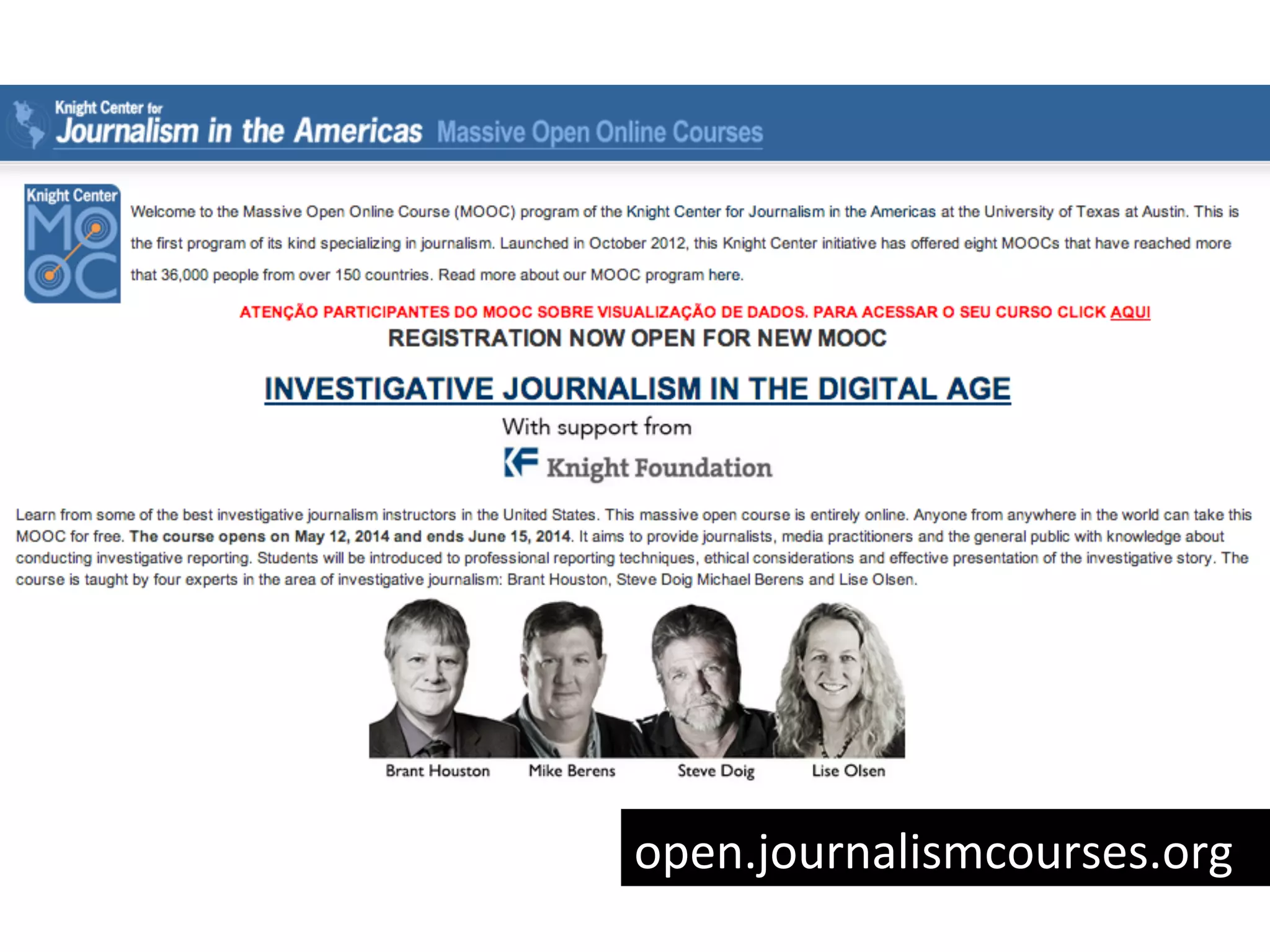 open.journalismcourses.org	
  
 