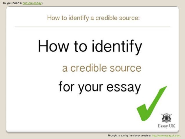 Identifying author credibility in essay