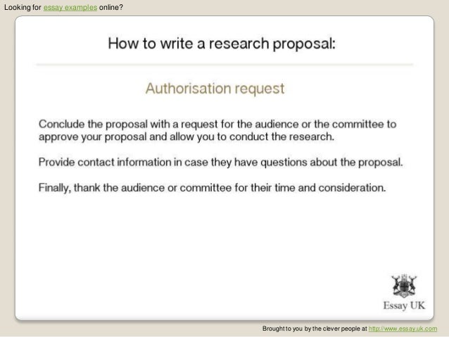 How to write a proposal essay example